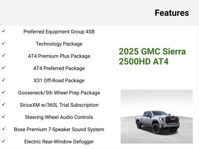 new 2025 GMC Sierra 2500 car, priced at $88,055