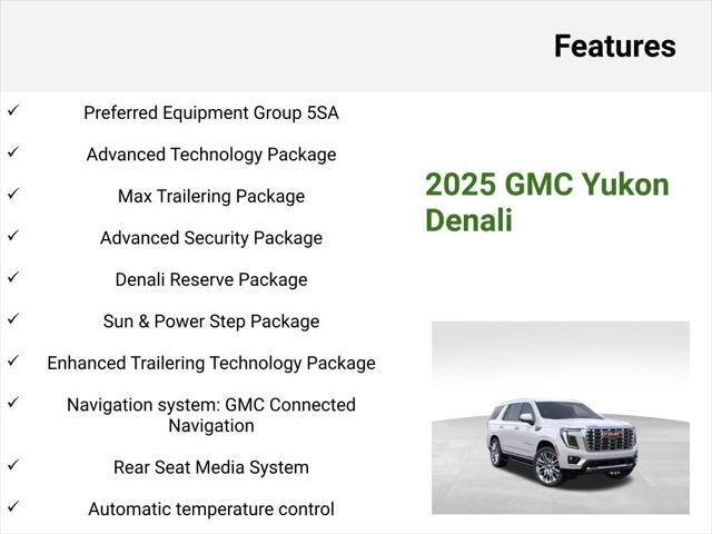 new 2025 GMC Yukon car, priced at $96,675