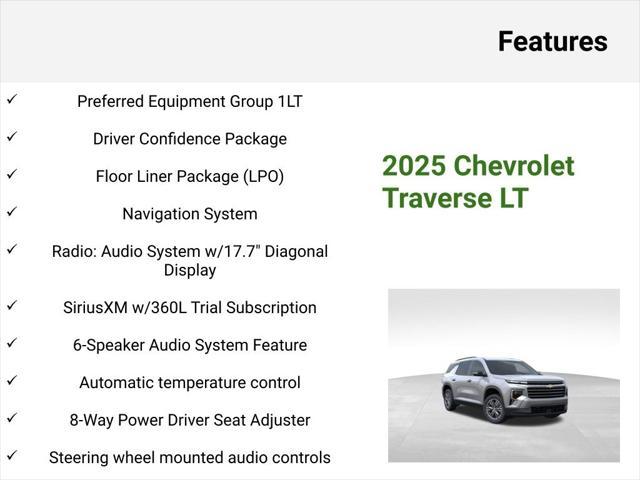 new 2025 Chevrolet Traverse car, priced at $42,182