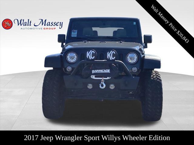 used 2017 Jeep Wrangler car, priced at $20,843