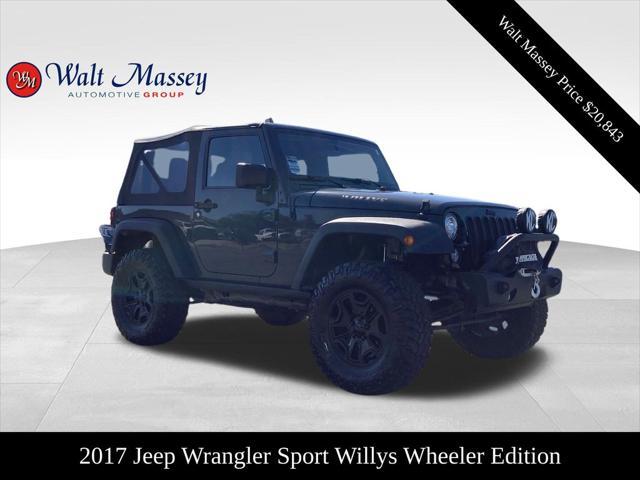 used 2017 Jeep Wrangler car, priced at $20,843