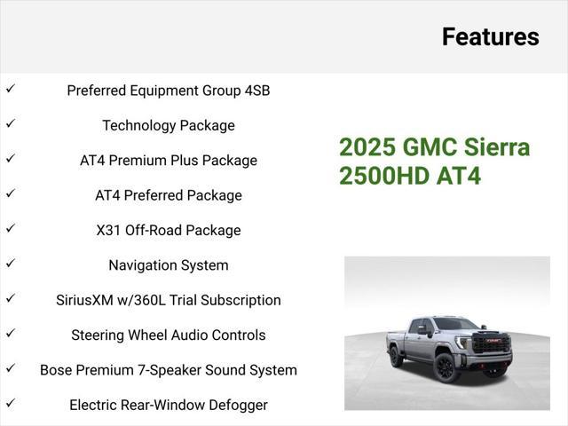 new 2025 GMC Sierra 2500 car, priced at $88,410