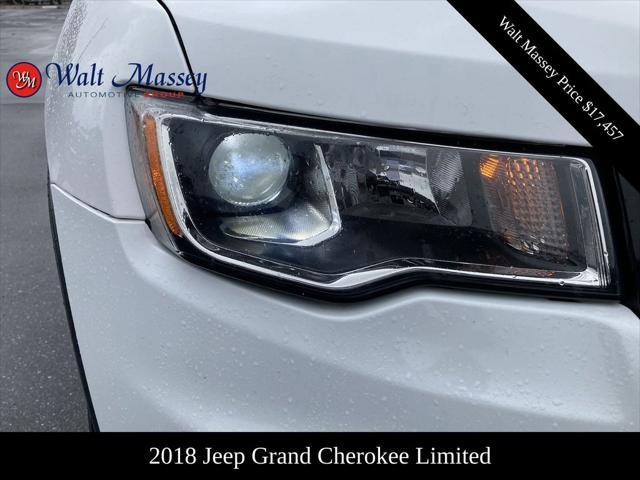 used 2018 Jeep Grand Cherokee car, priced at $17,457