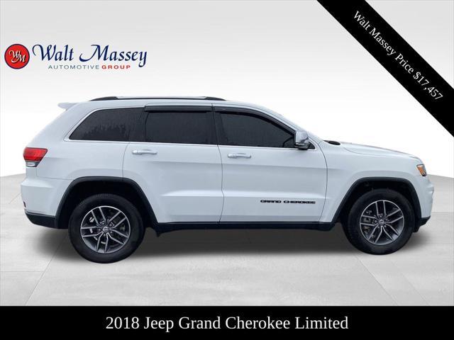 used 2018 Jeep Grand Cherokee car, priced at $17,457