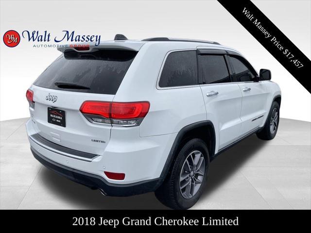 used 2018 Jeep Grand Cherokee car, priced at $17,457