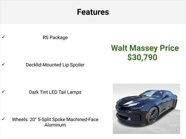 used 2024 Chevrolet Camaro car, priced at $30,485