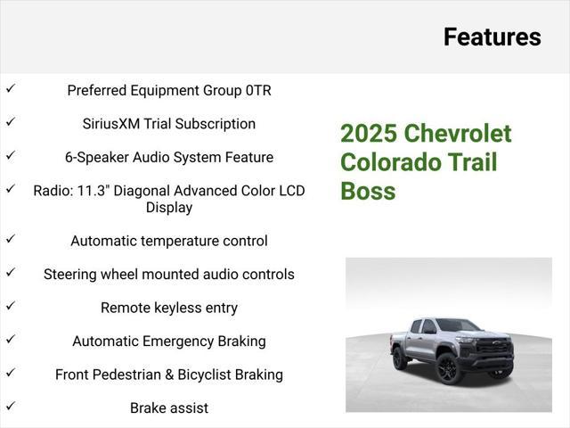 new 2025 Chevrolet Colorado car, priced at $41,921