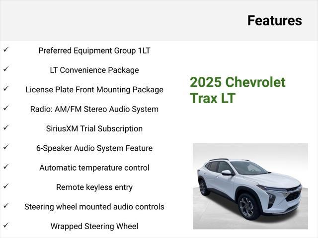 new 2025 Chevrolet Trax car, priced at $23,720