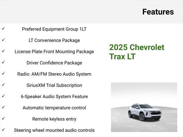 new 2025 Chevrolet Trax car, priced at $25,621