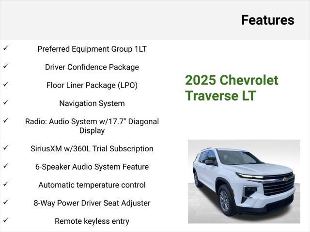 new 2025 Chevrolet Traverse car, priced at $41,257