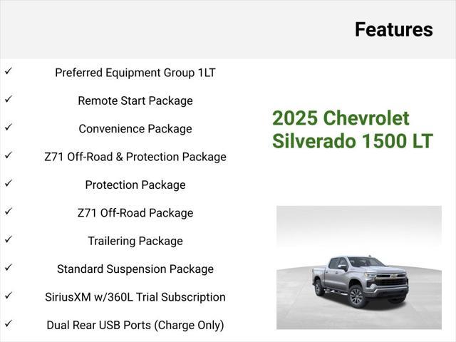 new 2025 Chevrolet Silverado 1500 car, priced at $56,266