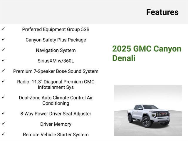 new 2025 GMC Canyon car, priced at $53,938