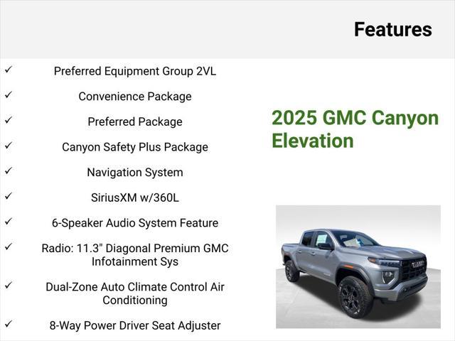 new 2025 GMC Canyon car, priced at $41,696