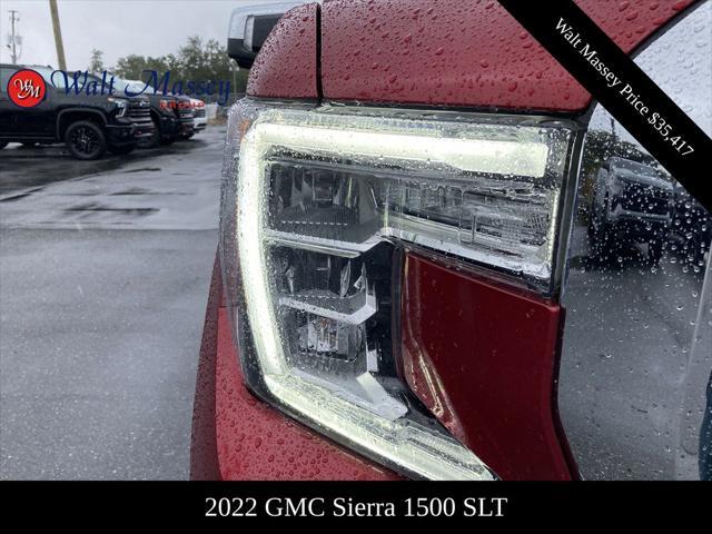 used 2022 GMC Sierra 1500 car, priced at $35,417