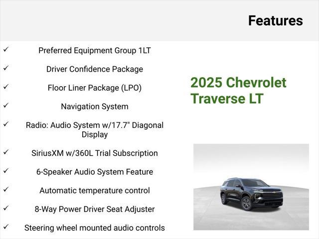 new 2025 Chevrolet Traverse car, priced at $41,757