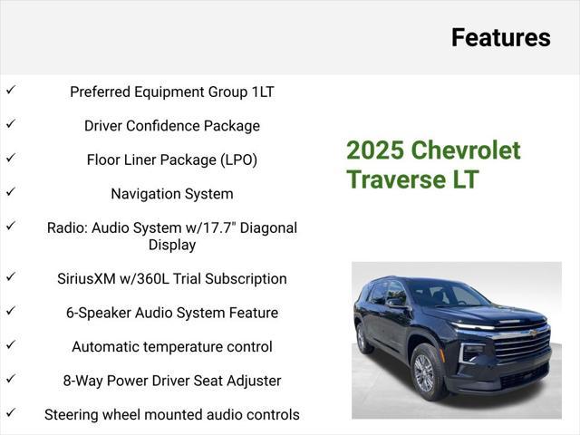 new 2025 Chevrolet Traverse car, priced at $41,257
