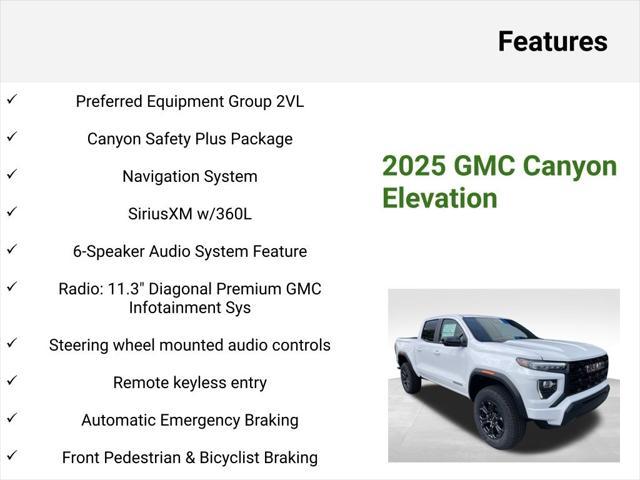 new 2025 GMC Canyon car, priced at $39,297