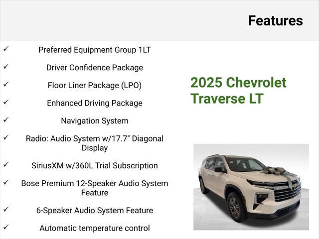 new 2025 Chevrolet Traverse car, priced at $44,796