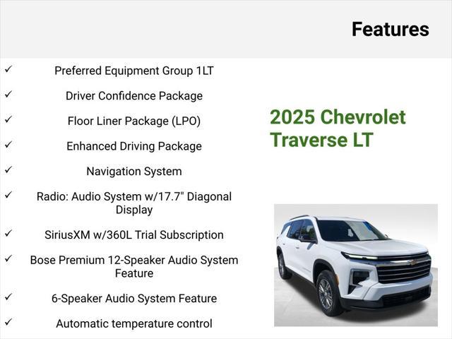 new 2025 Chevrolet Traverse car, priced at $44,796