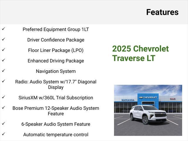 new 2025 Chevrolet Traverse car, priced at $45,796