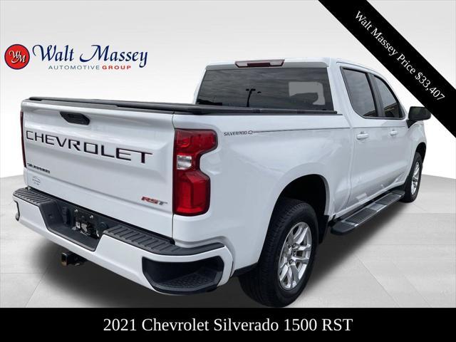 used 2021 Chevrolet Silverado 1500 car, priced at $33,407