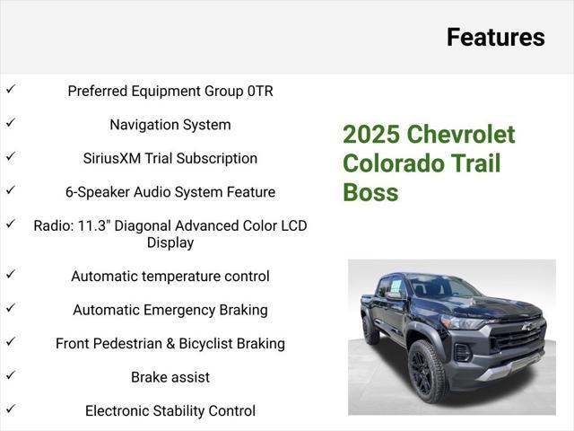 new 2025 Chevrolet Colorado car, priced at $40,924