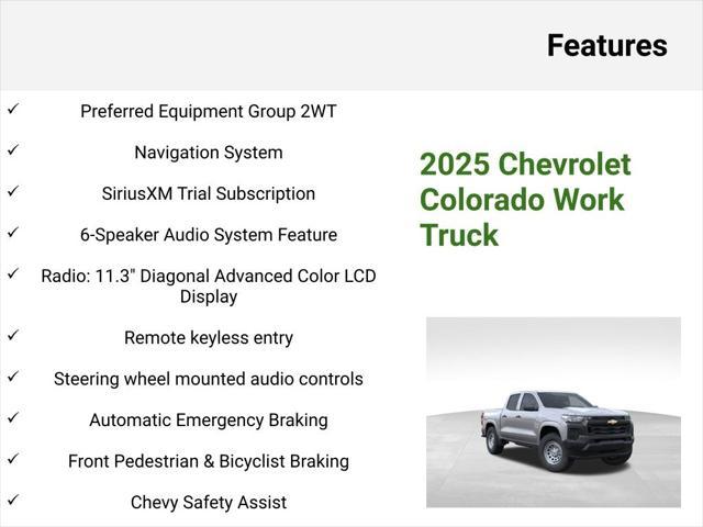 new 2025 Chevrolet Colorado car, priced at $32,665