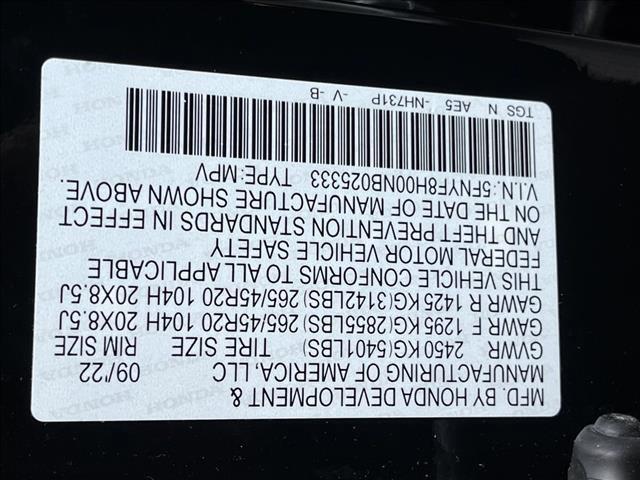 used 2022 Honda Passport car, priced at $35,357