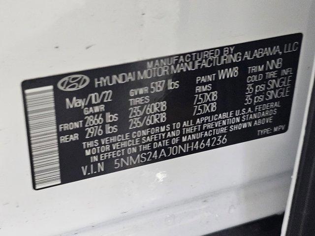 used 2022 Hyundai Santa Fe car, priced at $24,313