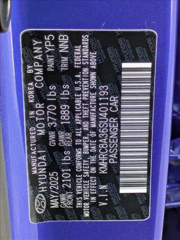 new 2025 Hyundai Venue car, priced at $25,210