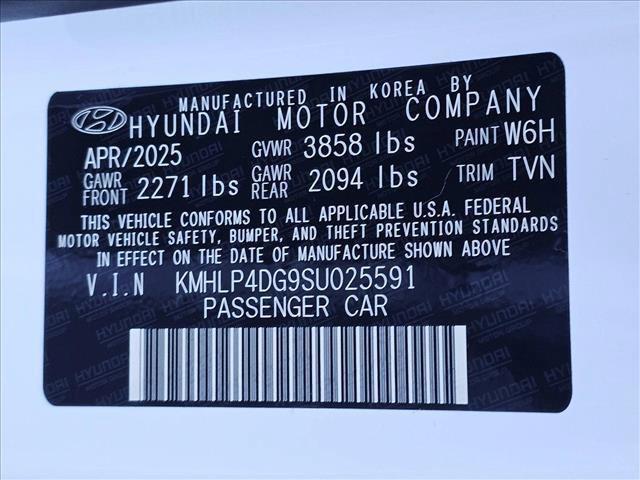 new 2025 Hyundai Elantra car, priced at $28,590