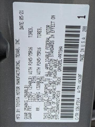 used 2021 Toyota Tacoma car, priced at $33,525