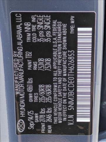 new 2026 Hyundai Tucson car, priced at $34,575