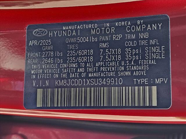 new 2025 Hyundai TUCSON Hybrid car, priced at $39,534
