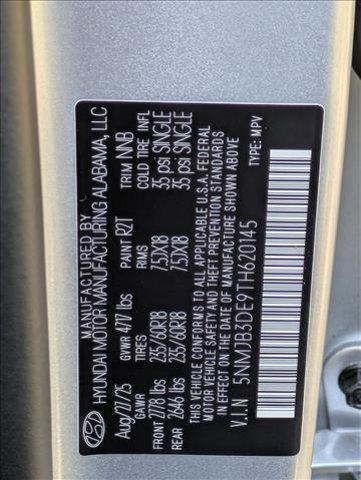 new 2026 Hyundai Tucson car, priced at $32,158