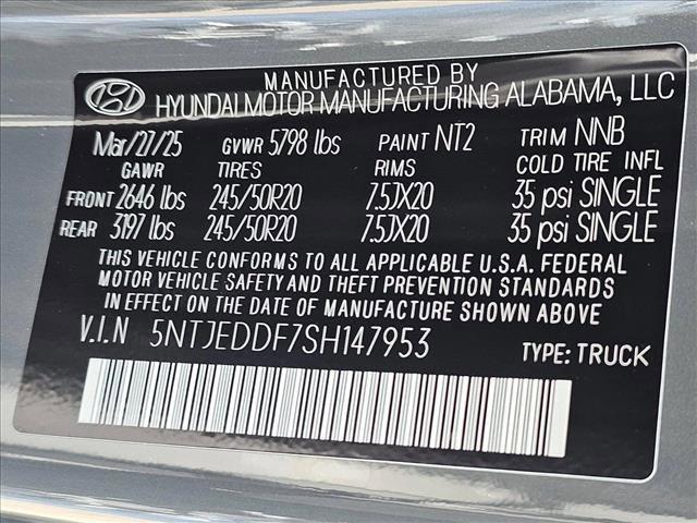 new 2025 Hyundai SANTA CRUZ car, priced at $44,850