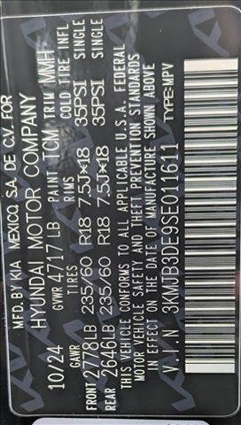 new 2025 Hyundai Tucson car, priced at $31,125