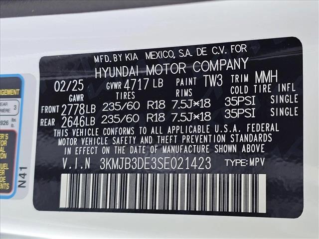 new 2025 Hyundai Tucson car, priced at $32,230