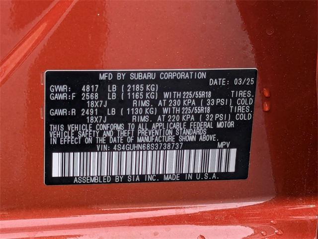 new 2025 Subaru Crosstrek car, priced at $36,487