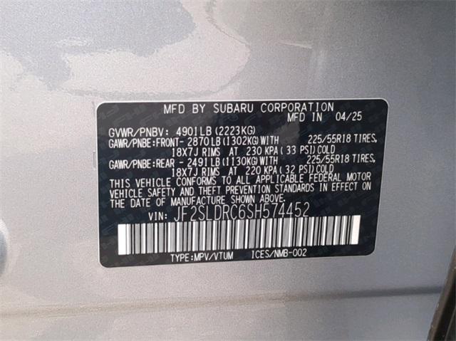new 2025 Subaru Forester car, priced at $41,710