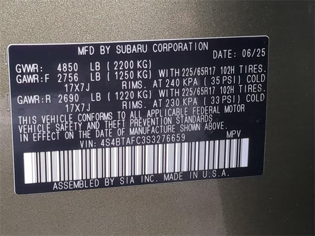 used 2025 Subaru Outback car