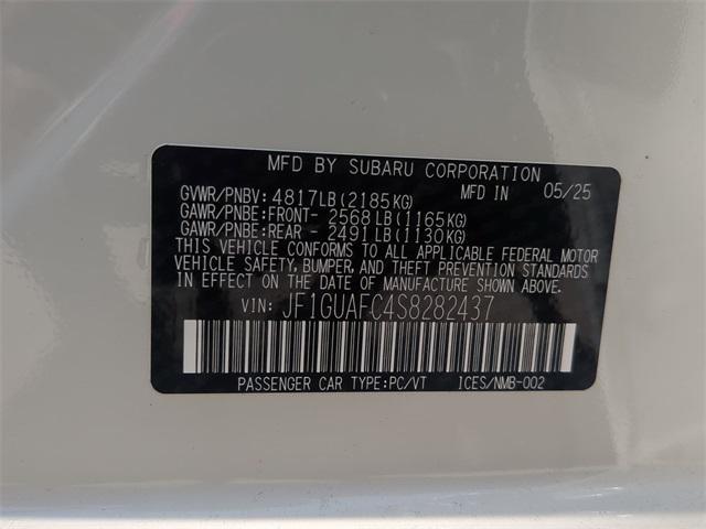 new 2025 Subaru Impreza car, priced at $26,930