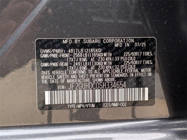 new 2025 Subaru Crosstrek car, priced at $30,803