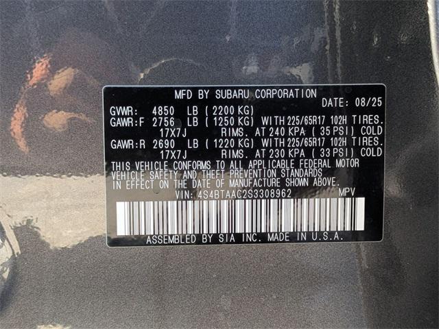 new 2025 Subaru Outback car, priced at $29,999