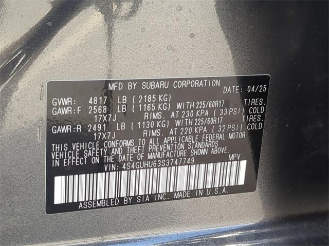 new 2025 Subaru Crosstrek car, priced at $34,812