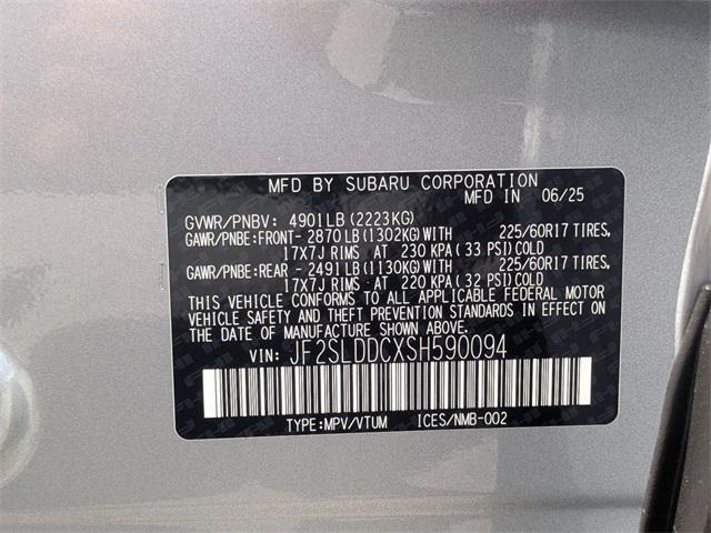 new 2025 Subaru Forester car, priced at $35,365