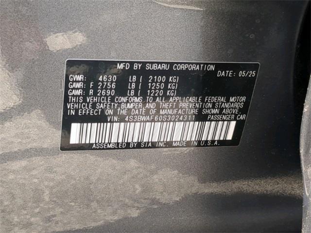new 2025 Subaru Legacy car, priced at $31,296