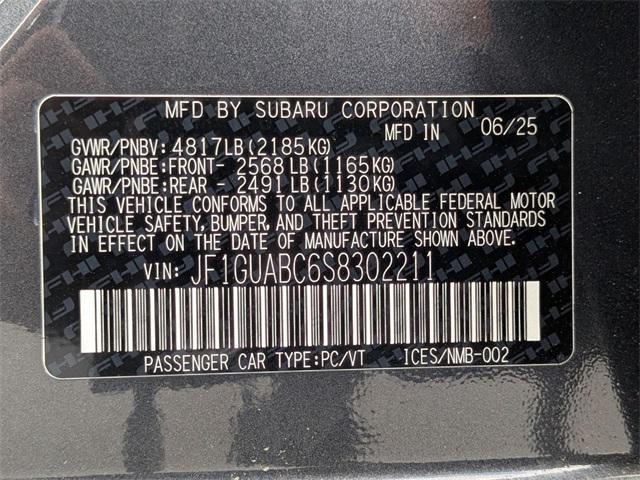 new 2025 Subaru Impreza car, priced at $25,316