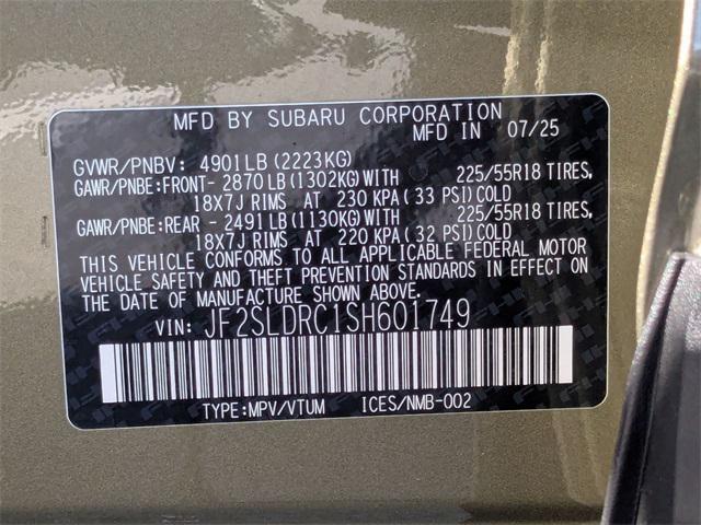 new 2025 Subaru Forester car, priced at $39,011