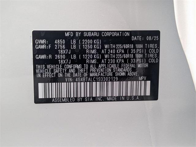 new 2025 Subaru Outback car, priced at $37,468